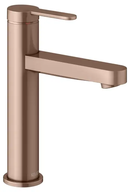 Keuco Ixmo Смеситель для раковины рычажный 130, без д/к и гарнитура для слива, цвет:красное зол. 59501 293101