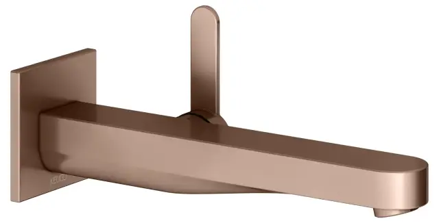 Keuco Ixmo Смеситель для раковины рычажный, 1 потреб., излив 24,1 см, встр., цвет: красное золото 59516 291302