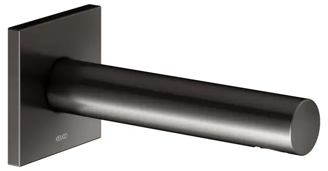 Keuco Ixmo Излив настенный для ванны 20,2 см, с аэратором, цвет: титан черный 59545 350102