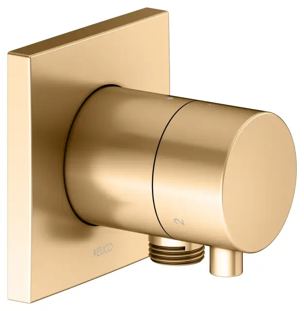 Keuco Ixmo Вентиль-переключатель на 3 потреб. DN15, внешняя часть, вывод для шланга, цвет: латунь 59548 251102