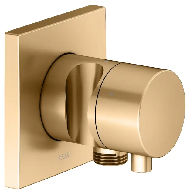 Keuco Ixmo Запорный вентиль с переключателем на 3 потребителя DN15 и держателем лейки, цвет: латунь 59549 251202