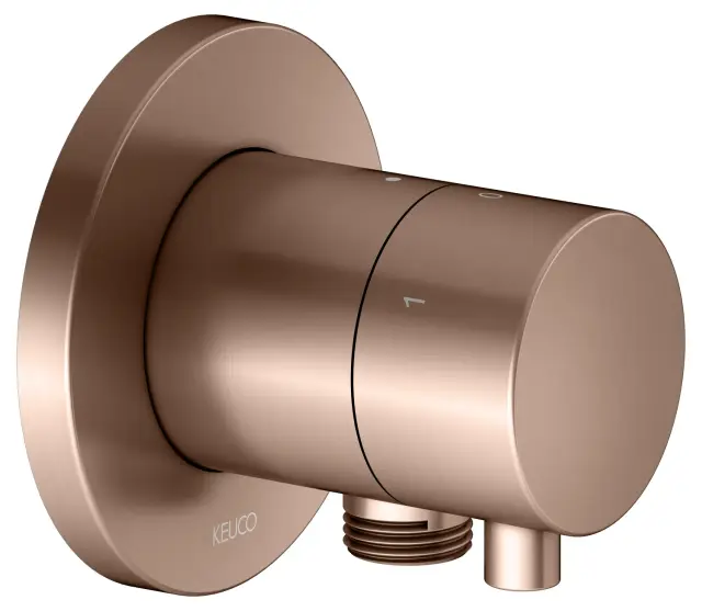 Keuco Ixmo Запорный вентиль с переключателем на 3 потреб. и выводом шланга DN15, цвет: красное зол. 59549 291101