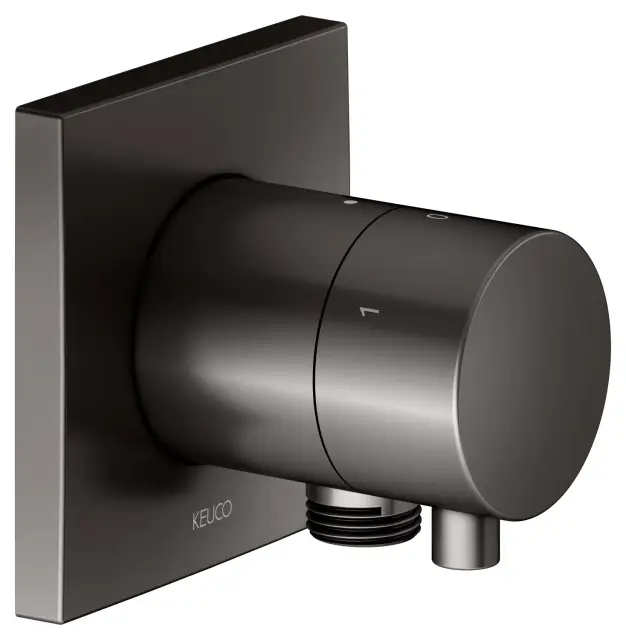 Keuco Ixmo Запорный вентиль с переключателем на 3 потреб. и выводом шланга DN15, цвет: титан черный 59549 351102