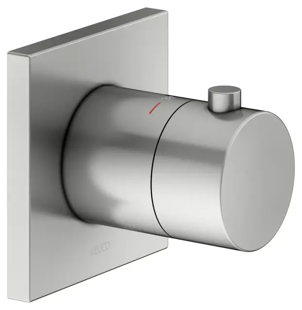 Keuco Ixmo Смеситель для душа термостатический, 1 потреб., встраив., внешняя часть, цвет:нерж. сталь 59553 210002