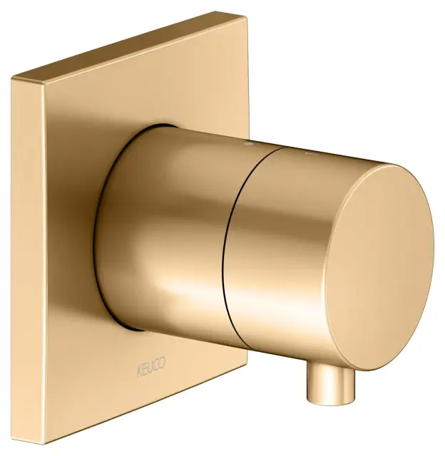 Keuco Ixmo Вентиль-переключатель на 2 потреб. DN15, внеш. часть, выводом шланга и держ., цвет:латунь 59556 251002