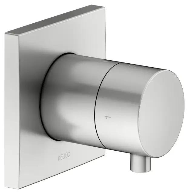 Keuco Ixmo Запорный вентиль с переключателем на 2 потребителя DN15, цвет: нержавеющая сталь 59557 211002