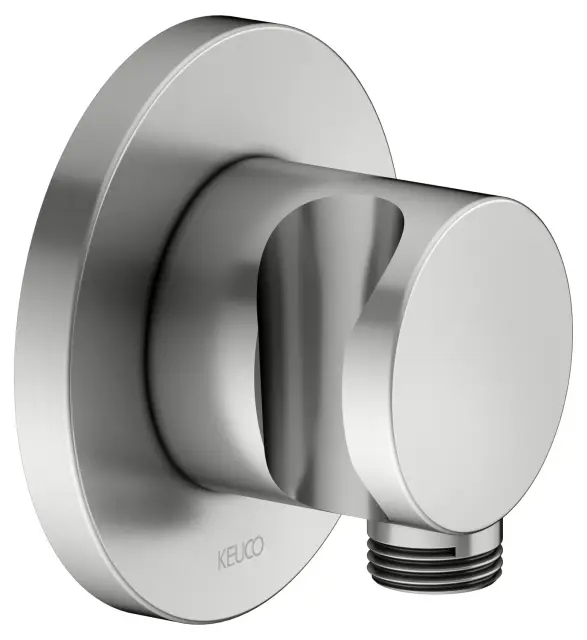 Keuco Ixmo Шланговое подключение с держателем душевой лейки DN15, цвет: нержавеющая сталь 59592 210001