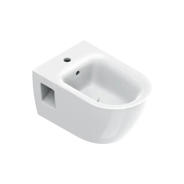 Catalano Sfera Биде подвесное 35x55 см, 1 отв с переливом, покрытие Cataglaze, цвет: белый глянцевый 0518651001