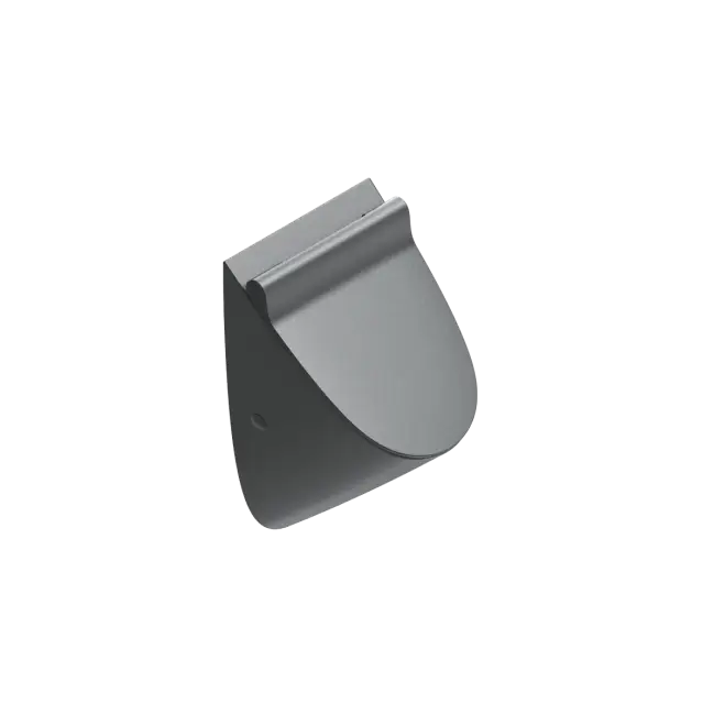 Catalano Comfort Писсуар подвесной со скрытым подводом воды покрытие Cataglaze, цвет: черный матовый 0932541022