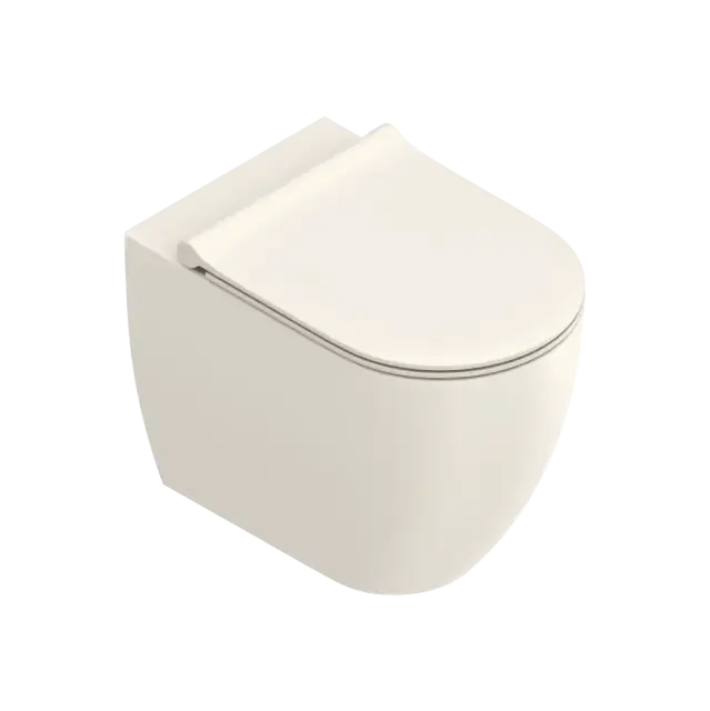 Catalano Sfera Унитаз приставной безободковый 35x55 см, смыв торнадо, Cataglaze, цвет: lino матовый 0514550030