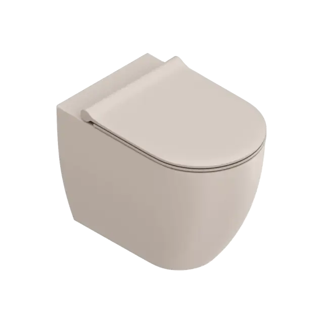 Catalano Sfera Унитаз приставной безободковый 35x55 см, смыв торнадо, Cataglaze, цвет: seta матовый 0514550031