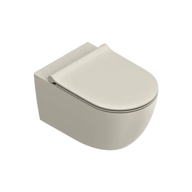 Catalano Sfera Унитаз подвесной безободковый 35x55 см, смыв торнадо, Cataglaze, цвет: sabbia матовый 0511550029