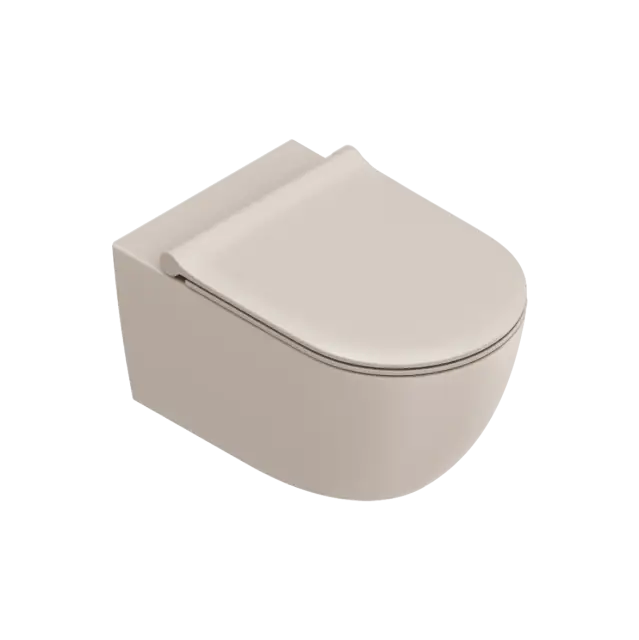 Catalano Sfera Унитаз подвесной безободковый 35x55 см, смыв торнадо, Cataglaze, цвет: seta матовый 0511550031