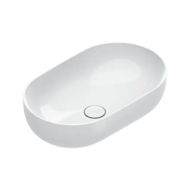 Catalano Sfera Раковина чаша 60x37x16h см, без перелива, покрытие Cataglaze, цвет: белый глянцевый 0522610001