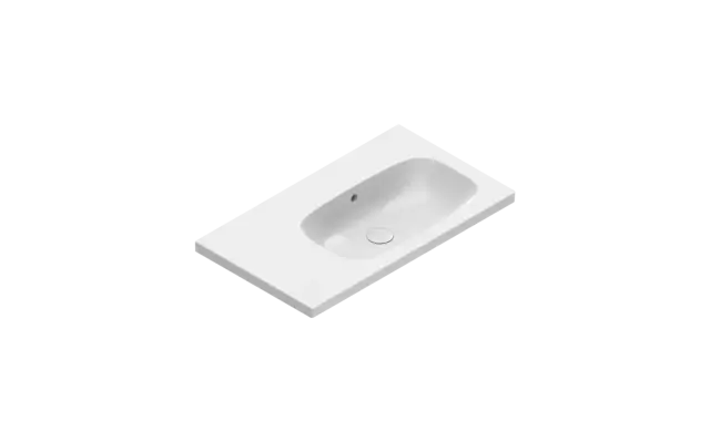 Catalano Alvea Раковина подвесная 80x46 см, с переливом, покрытие Cataglaze, цвет: белый глянцевый 0620830001