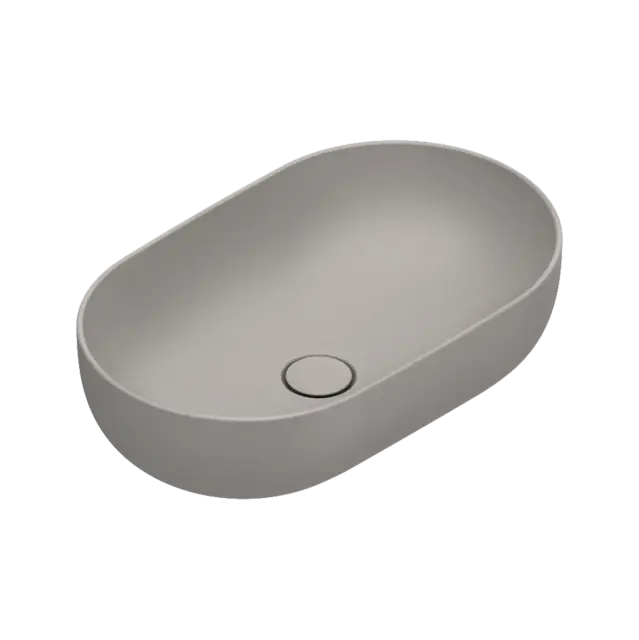 Catalano Sfera Раковина чаша 60x37x16h см, без перелива, покрытие Cataglaze, цвет: tortora матовый 0522610032