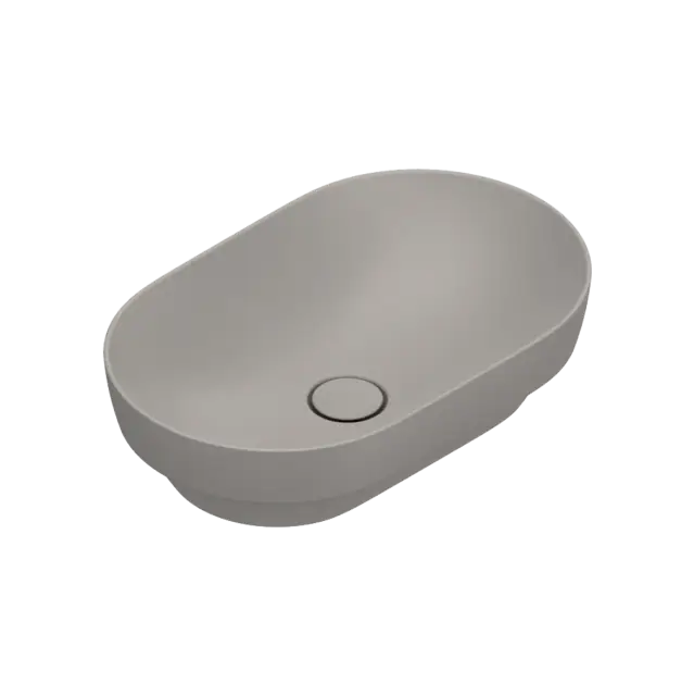 Catalano Sfera Раковина чаша 55x35x14h см, без перелива, покрытие Cataglaze, цвет: tortora матовый 0524550032