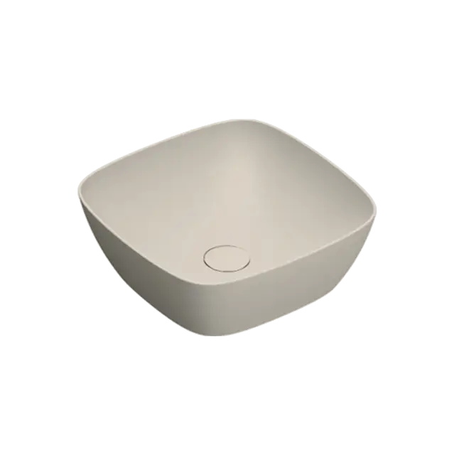 Catalano Alvea Раковина чаша 40x40x14h см, без перелива, покрытие Cataglaze, цвет: sabbia матовый 0622400029