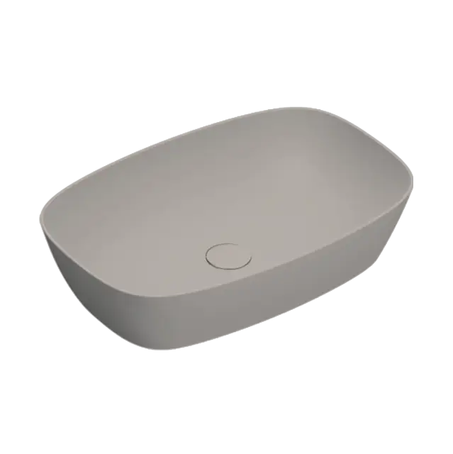 Catalano Alvea Раковина чаша 60x40x14h см, без перелива, покрытие Cataglaze, цвет: tortora матовый 0622600032