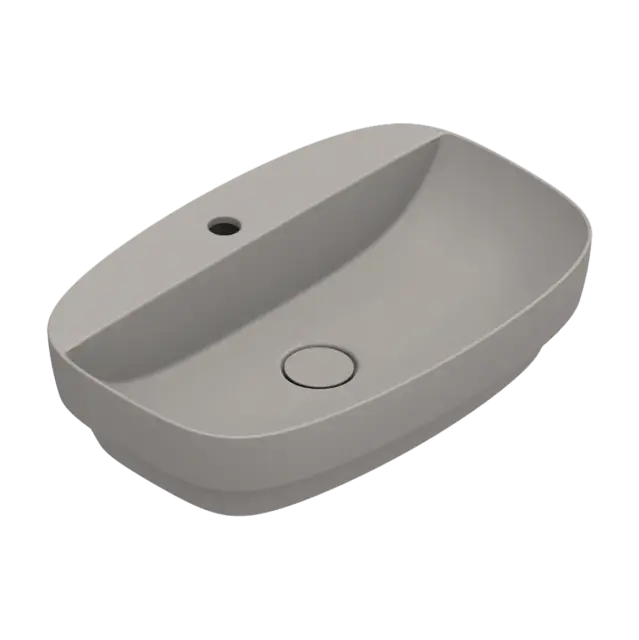 Catalano Alvea Раковина встраиваемая сверху 60x40 см 1 отв без перелива Cataglaze цвет: tortora мат. 0625601032