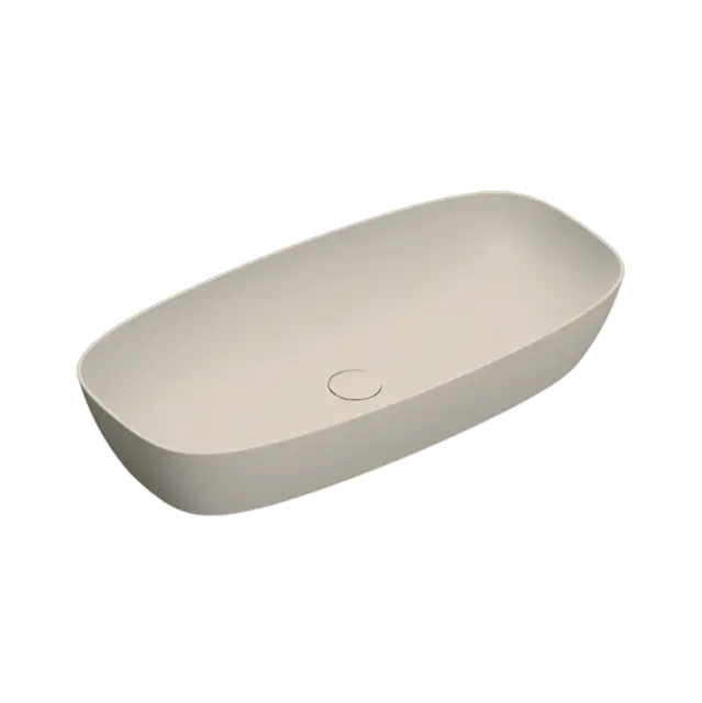 Catalano Alvea Раковина чаша 80x40x14h см, без перелива, покрытие Cataglaze, цвет: sabbia матовый 0622800029