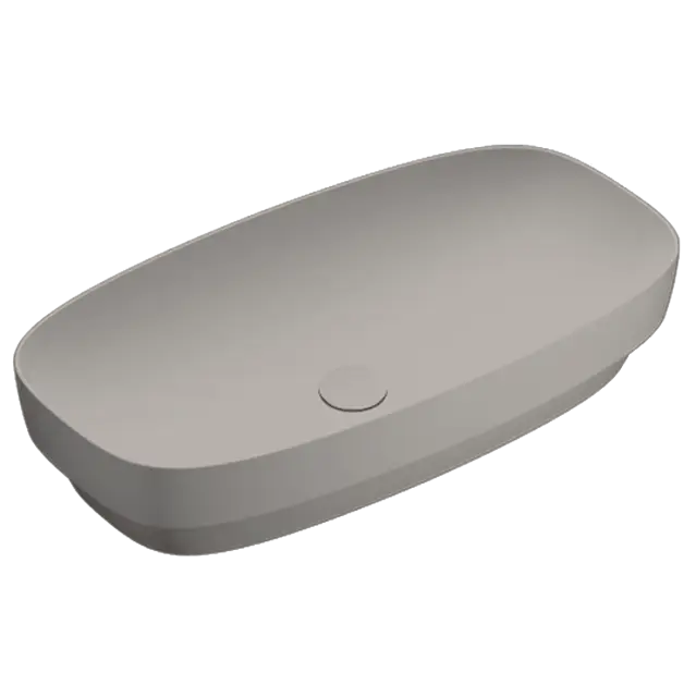 Catalano Alvea Раковина встраиваемая сверху 75x40 см, без перелива, Cataglaze, цвет: tortora матовый 0624750032