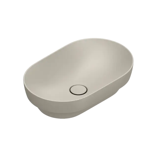 Catalano Sfera Раковина чаша 55x35x14h см, без перелива, покрытие Cataglaze, цвет: sabbia матовый 0524550029