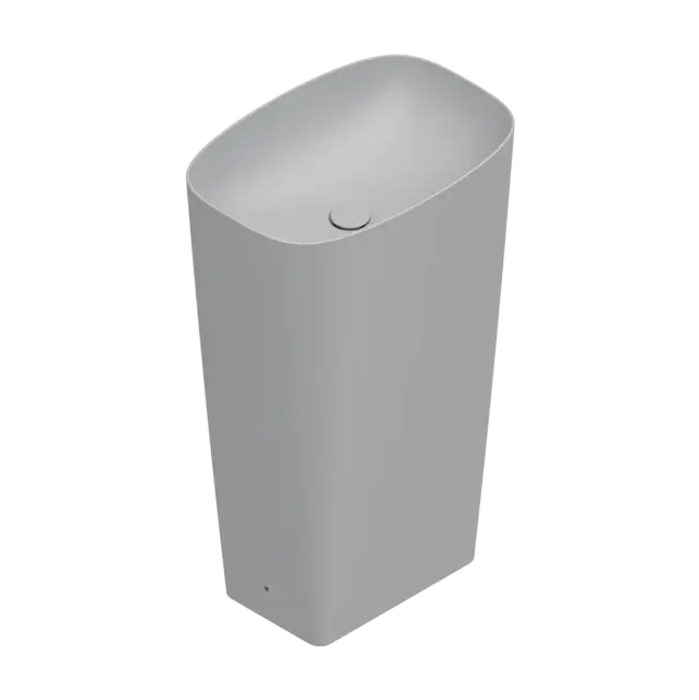 Catalano Green Раковина напольная 55x38 см, без перелива, покрытие Cataglaze, цвет: цемент матовый 0428551023