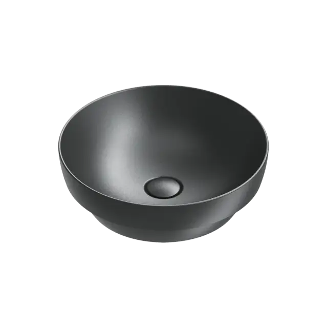 Catalano Sfera Раковина чаша d45x14h см, без перелива, покрытие Cataglaze, цвет: черный матовый 0524450022