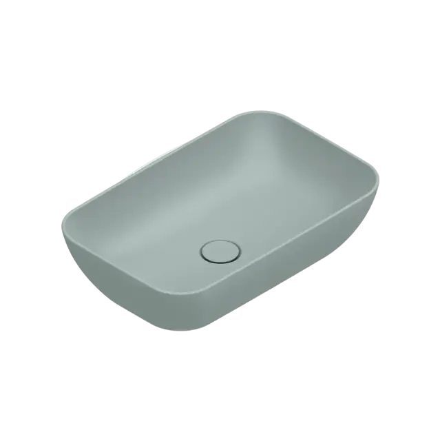 Catalano Green Раковина чаша 60x38x15h см, без перелива, покрытие Cataglaze, цвет: acqua матовый 0422610028