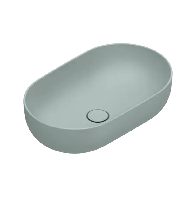 Catalano Sfera Раковина чаша 60x37x16h см, без перелива, покрытие Cataglaze, цвет: acqua матовый 0522610028