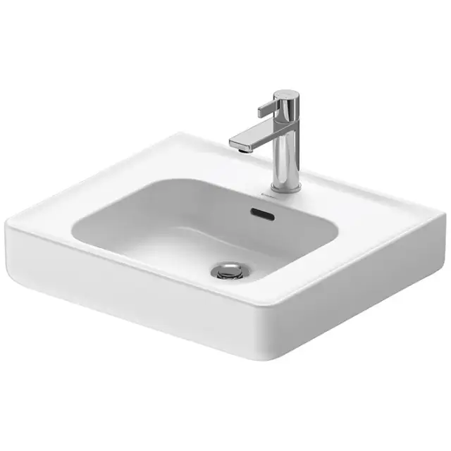 Duravit Soleil by Starck Раковина подвесная 55x48x15h см, с переливом, цвет: белый глянцевый 2376550000