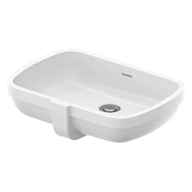 Duravit Qatego Раковина встраиваемая снизу 51.5x37 см, с переливом, цвет: белый глянцевый 0398480028