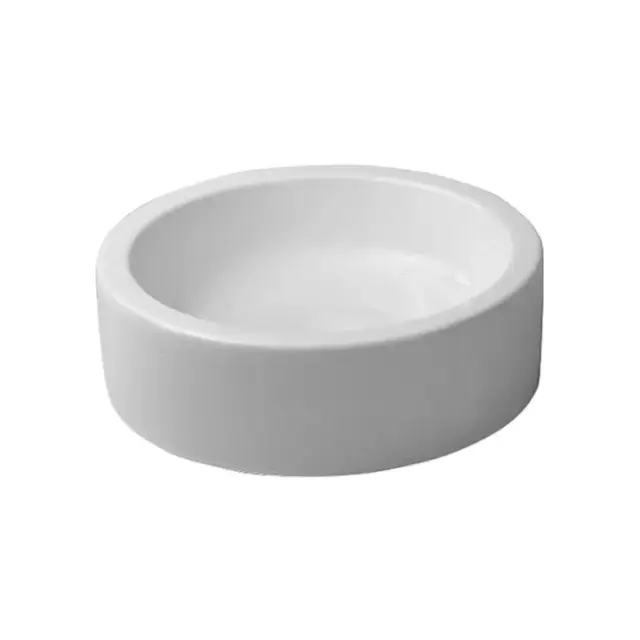 Duravit Starck 1 Раковина накладная 46x46x14.5h см, без перелива, цвет: белый глянцевый 04454600001