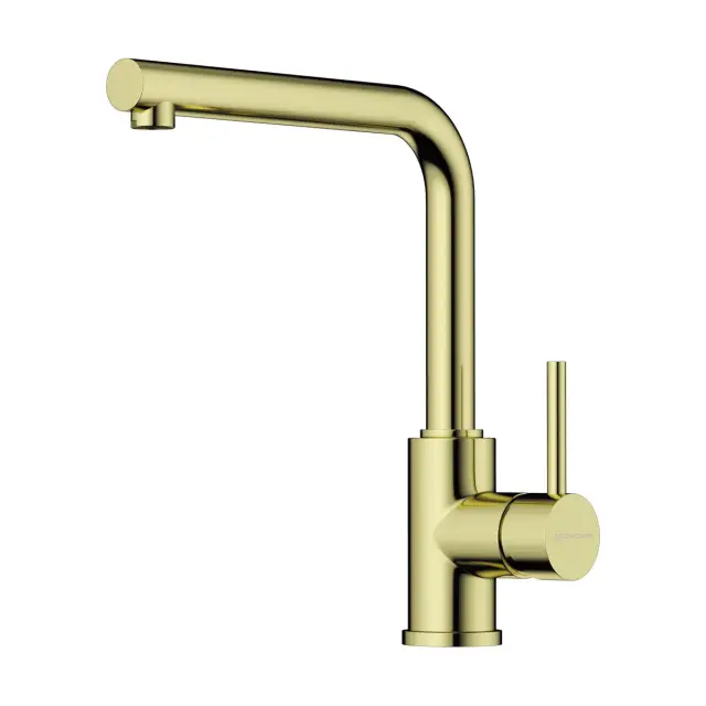 Omoikiri Nakagawa LG Смеситель для кухни без гибкого излива, цвет: светлое золото 4994480