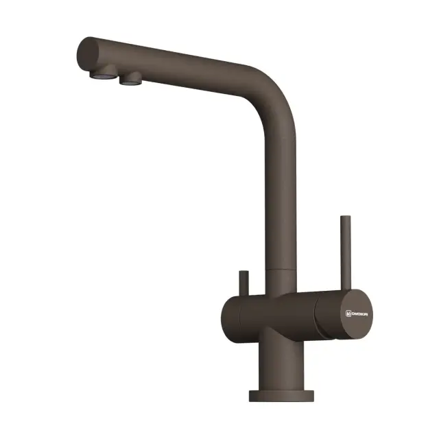 Omoikiri Nagano-P ES Смеситель для кухни без гибк. излв, с возм. подкл. фильтр, цвет: espresso 4994500