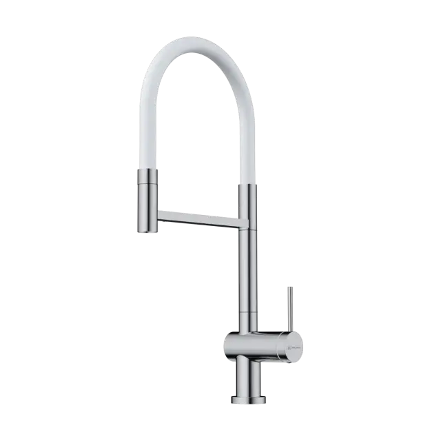 Omoikiri Kanto 2 Plus-SB C-WH Смес. для кухни с гибк. излив. и возм. подкл. фильтр, цвет: хром 4994400