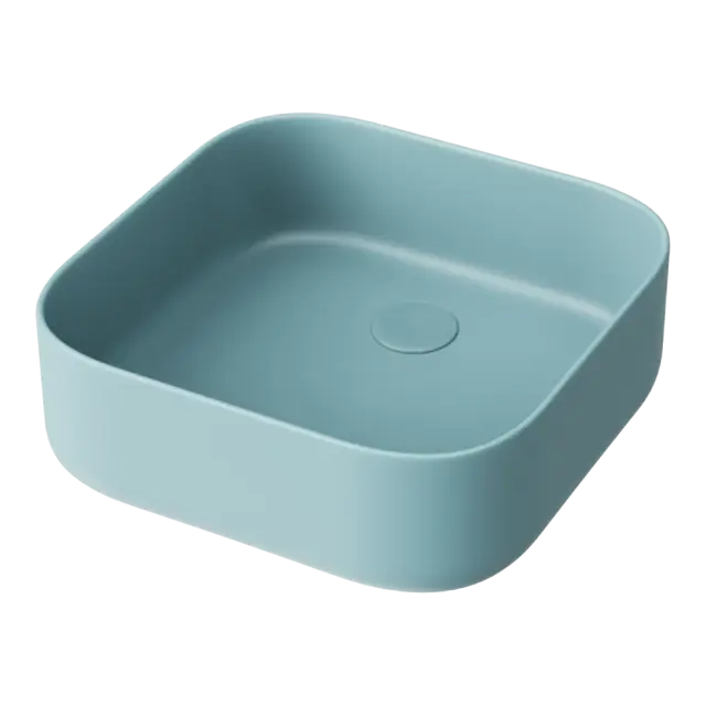 Omoikiri June OC Раковина чаша d38x12h см, из Natceramic, без перелива, цвет: ocean 4972075