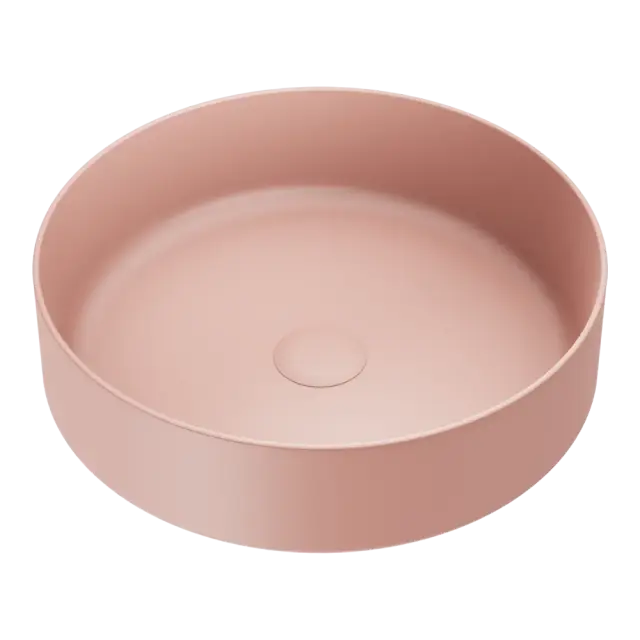 Omoikiri Mira RO Раковина чаша d40,5x12h см, из Natceramic, без перелива, цвет: розовый 4972067