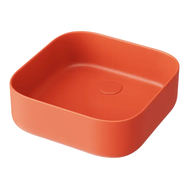 Omoikiri June LI Раковина чаша d38x12h см, из Natceramic, без перелива, цвет: lipstick 4972074