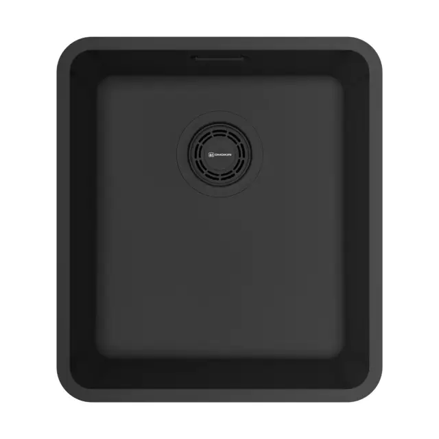 Omoikiri Omi 37-U/I Ultra GB Кухонная мойка из нержавеющей стали 37x17,9 см, цвет: графит 4997416