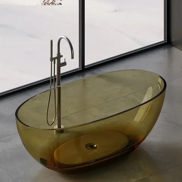 Dea Design Nature Ванна из Glasstech отдельностоящая 165x80 см, полиэфирная смола, цвет: classic gre DD8628 1650 R6