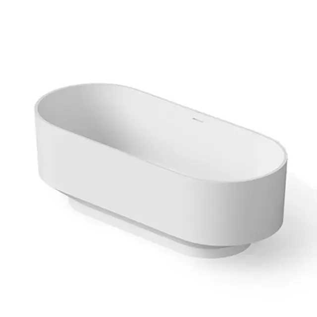 Dea Design Shadow Ванна из Solid Surface отдельностоящая 170x72 см, композит, цвет: белый матовый DD8675 1700 18