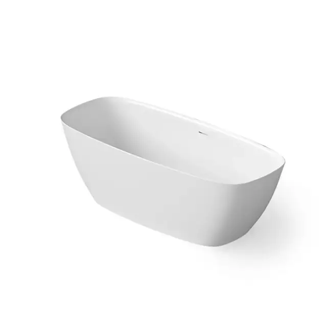 Dea Design Edge Ванна из Solid Surface отдельностоящая 170x72 см, композит, цвет: белый матовый DD8671 1700 18