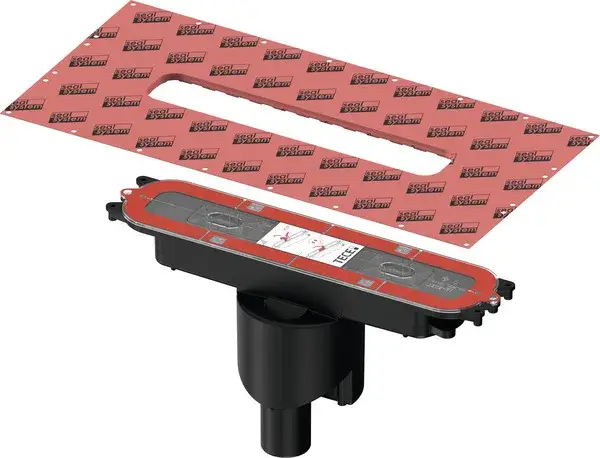 Tece Drainprofile Сифон для линейного трапа из пластика, вертикальный 673003