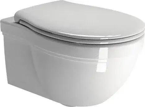 GSI Classic Унитаз подвесной 55x37 см, с креплением, цвет: белый глянцевый 8712FR211