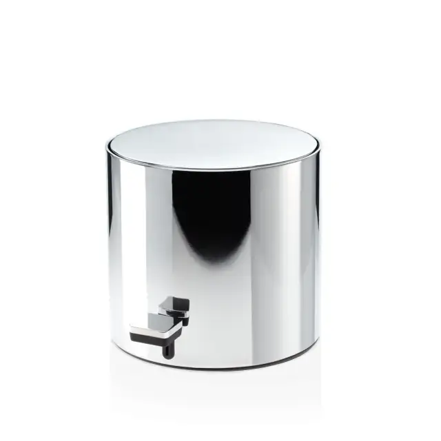 Decor Walther Mini Мусорное ведро с крышкой и педалью, 3,8 л, цвет: хром 0615400