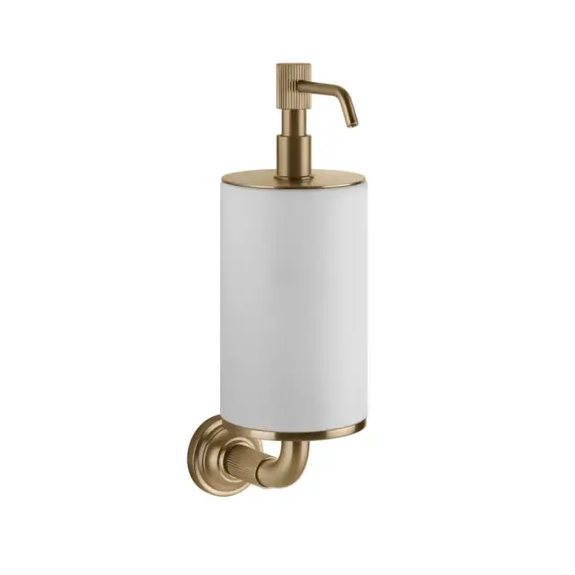 Gessi Venti20 Дозатор для жидкого мыла подвесной белый, цвет: warm bronze brushed PVD 65413#726