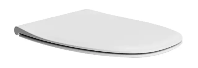 GSI Modo+ Крышка-сиденье тонкое для унитаза с микролифтом, крепление хром, цвет: белый матовый MS84C09