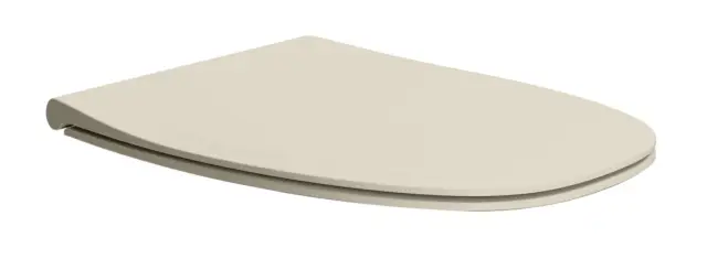 GSI Modo+ Крышка-сиденье тонкое для унитаза с микролифтом, крепление хром, цвет: creta opaco MS84C08